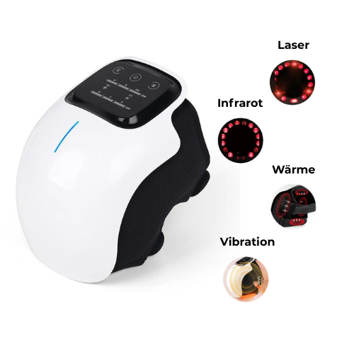 Smartes Knie-Massagegerät – Kabellos mit Wärme & Vibration
