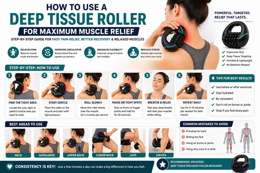 How to Use a Deep Tissue Roller for Maximum Muscle Relief (Step-by-Step)