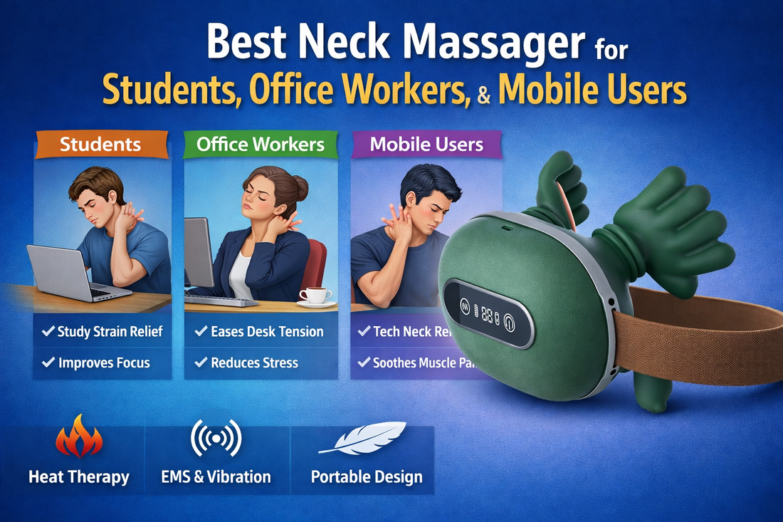 Best Neck Massager for Students, Office Workers &amp; Mobile Users