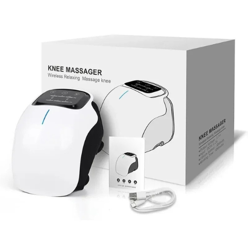 Smartes Knie-Massagegerät – Kabellos mit Wärme & Vibration