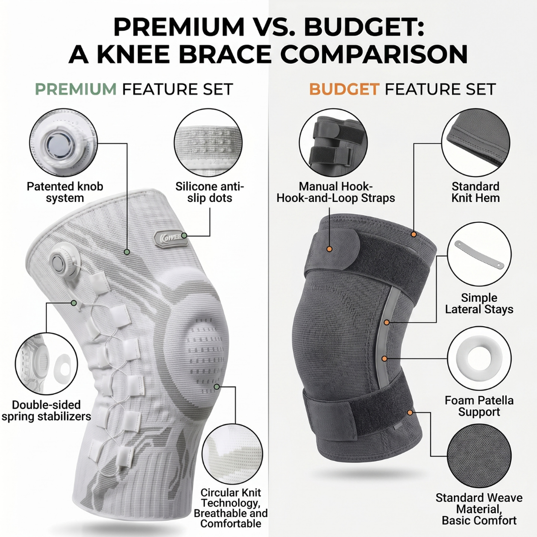 RECOVERO Pro-Athletic Knie-Bandage