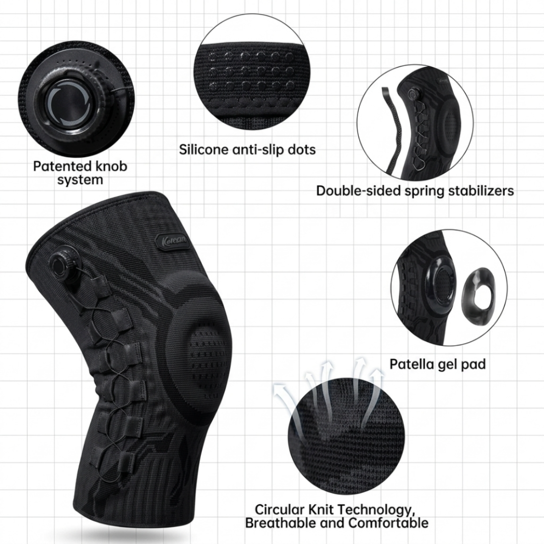 RECOVERO Pro-Athletic Knie-Bandage